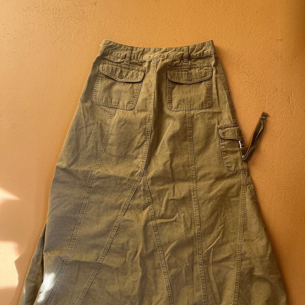 NWOT Sundance Catalog Y2K W6 Cargo Skirt Size 2 4 Vintage - Picture 5 of 6